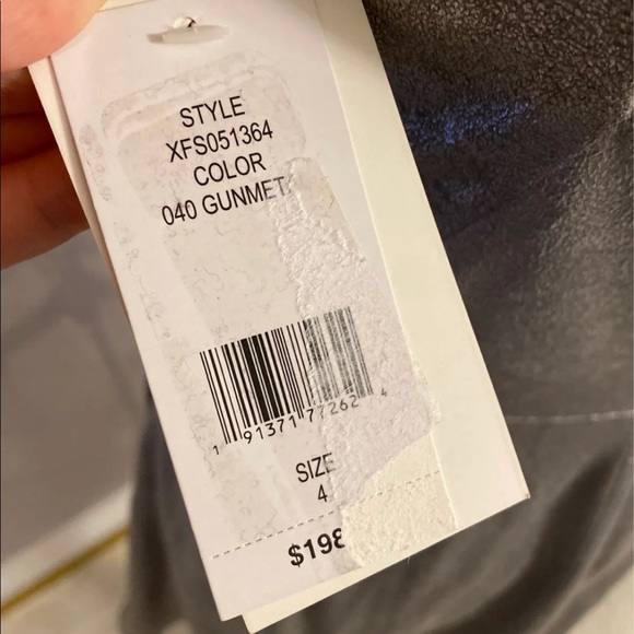 Halston gunmetal dress size 4 - Picture 4 of 6